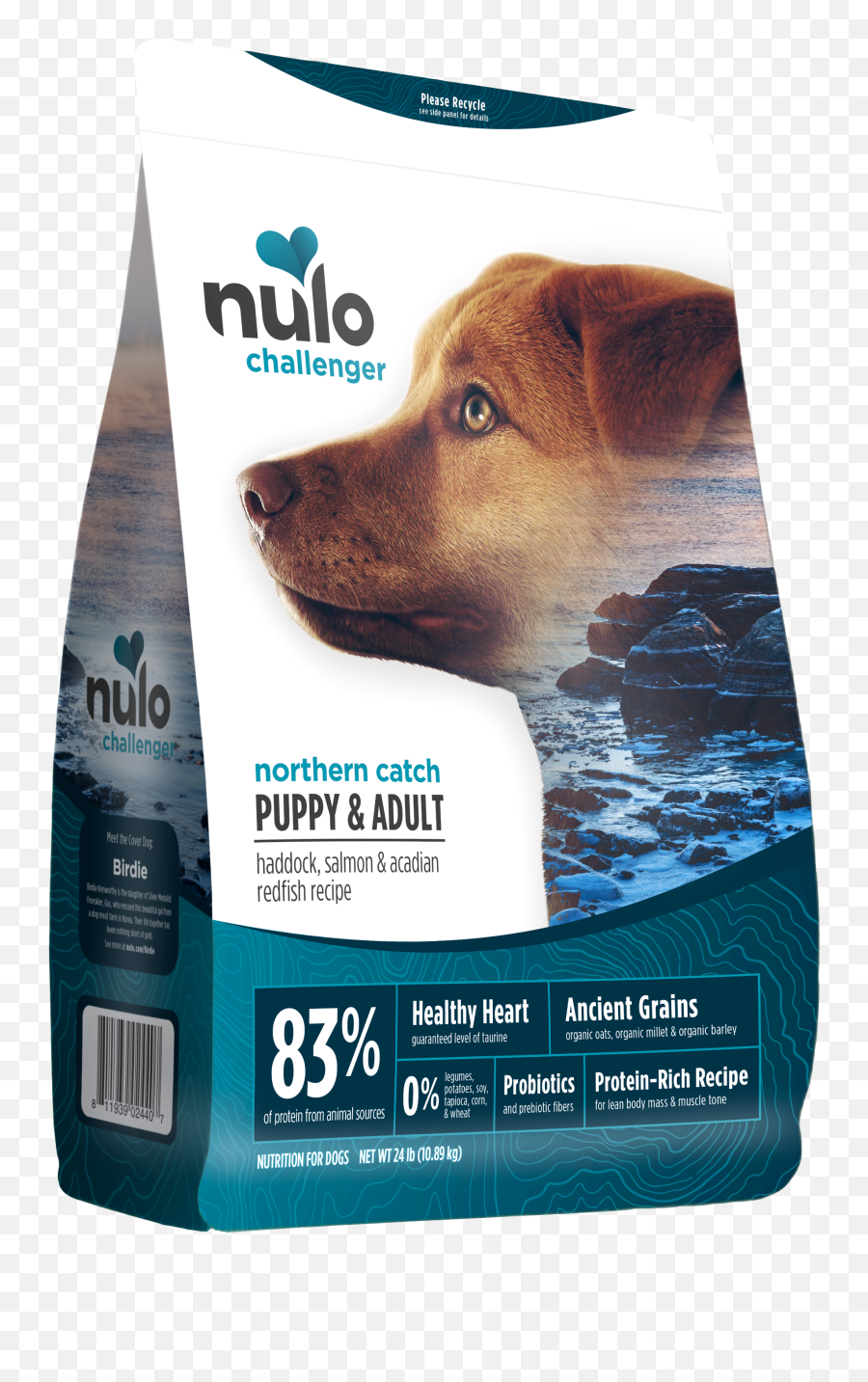 Nulo Challenger Puppy U0026 Adult Haddock Salmon Acadian - Nulo Challenger Dog Food Png,Plenty Of Fish Blue Heart Icon