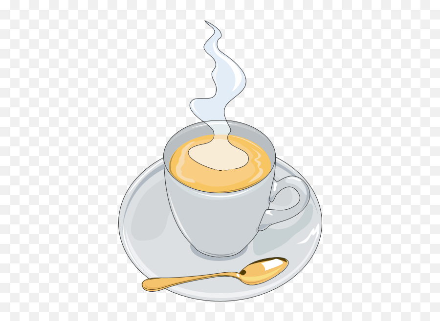 Filecoffee In A Cup Clip Artpng - Wikimedia Commons Doppio,Cappuccino Png