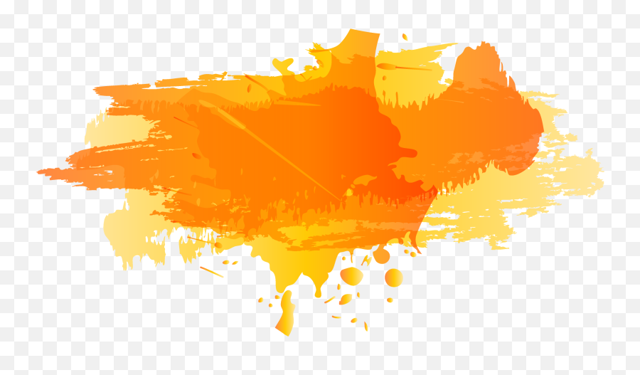 Splash Vector Png 5 Image - Orange Colour Splash Png,Vector Images Png