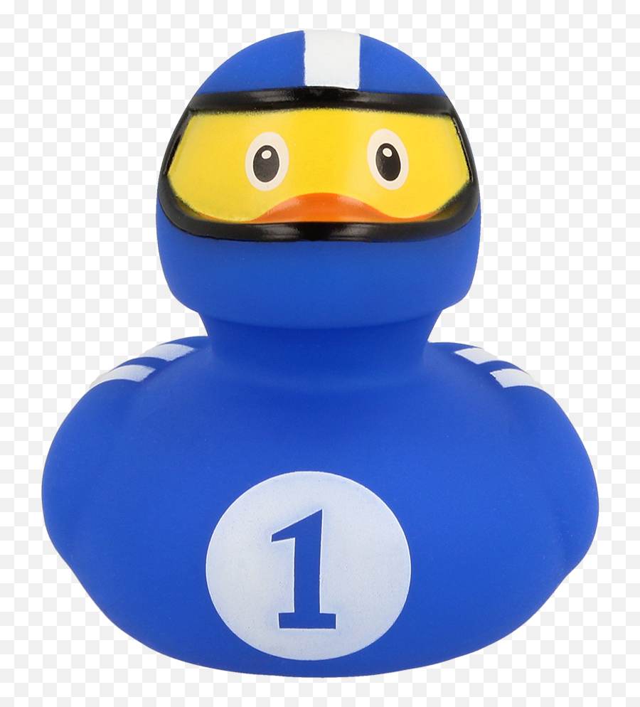 Racer Duck Blue - Design By Lilalu Rubber Duck Png,Rubber Duck Transparent Background