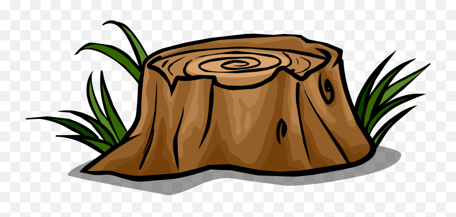 Transparent Cartoon Tree Stump Clipart - Tree Stump Cartoon Png,Cartoon Tree Png