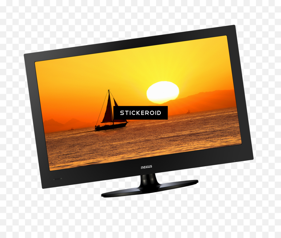 Download Hd Old Tv Objects Transparent Png Image - Nicepngcom Lcd Display,Old Tv Transparent