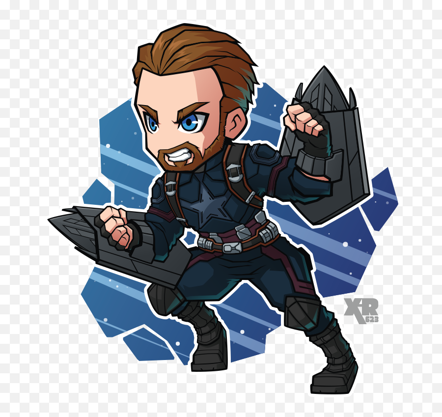 Fa Captain America By Xar623 - Captain America Infinity War Captain America  Infinity War Cartoon Drawing Png,Captain America Infinity War Png - free  transparent png images 