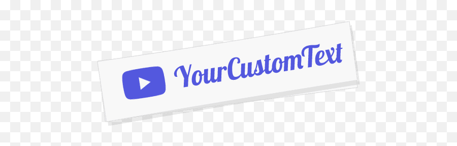 Custom Youtube Name Decal - Parallel Png,Youtube Logo No Background