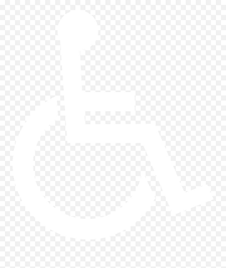 Wheelchair Symbol White - White Plan Png,Wheelchair Png