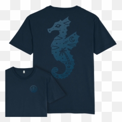 Seahorse T - Shirt Back Print U2013 High Hope Clothing Northern Seahorse Png,Seahorse Png