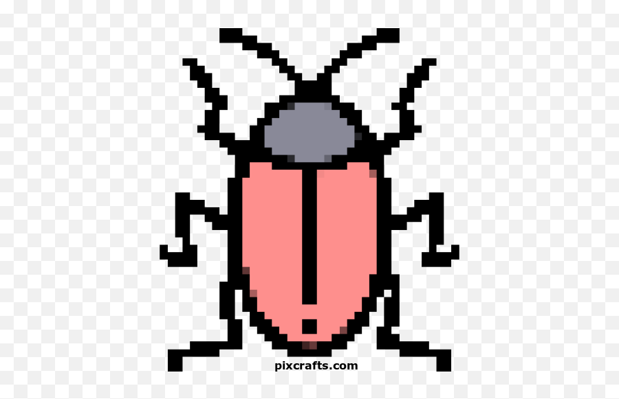 Insect - Printable Pixel Art Png,Cockroach Transparent