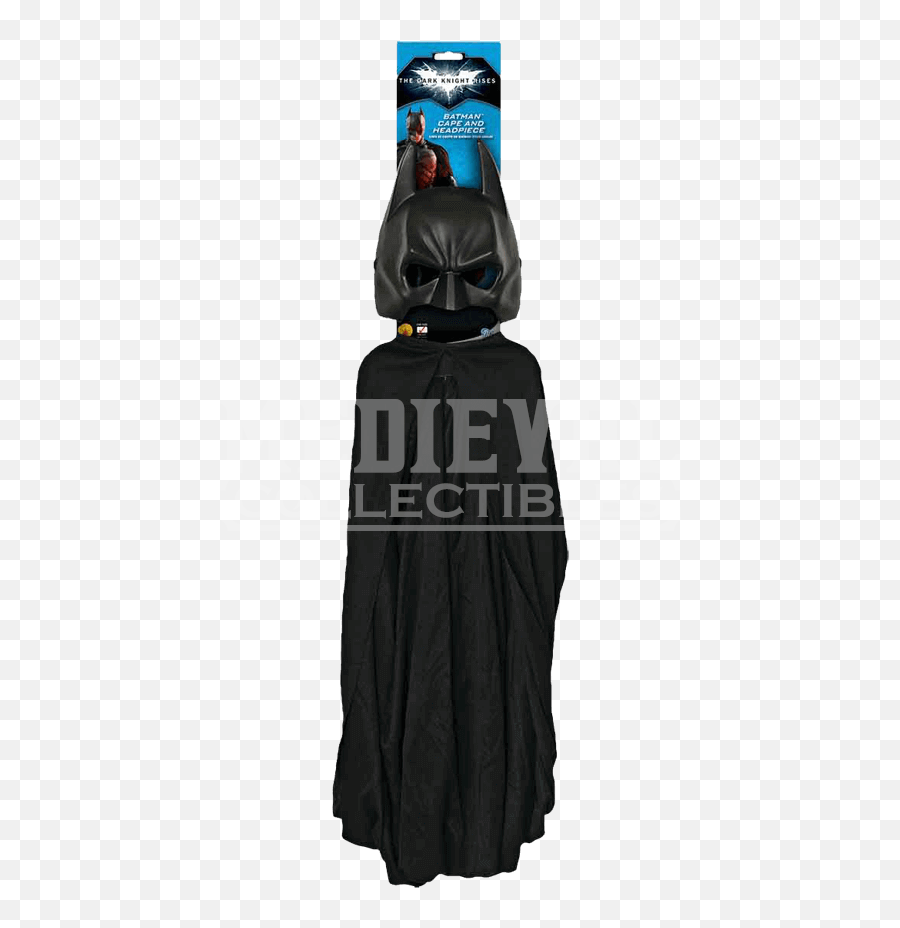 Download Hd Dark Knight Rises Cape And Mask Set - Batman Cape Png,Batman Mask Transparent Background