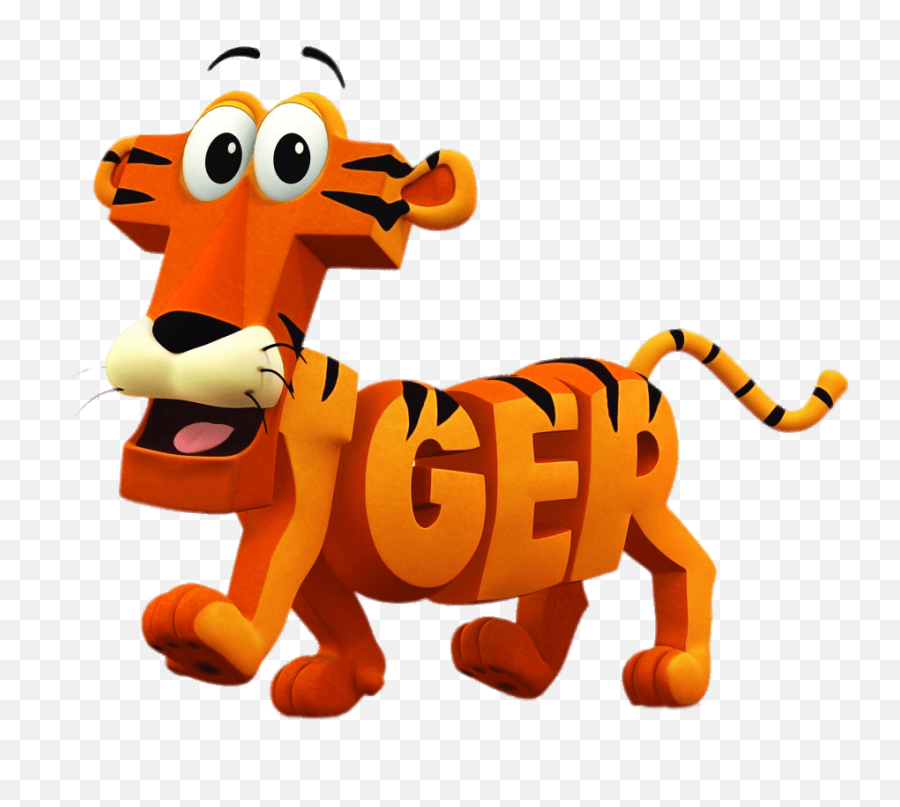 Word World Tiger Transparent Png - Stickpng Word World Png,Tiger Transparent