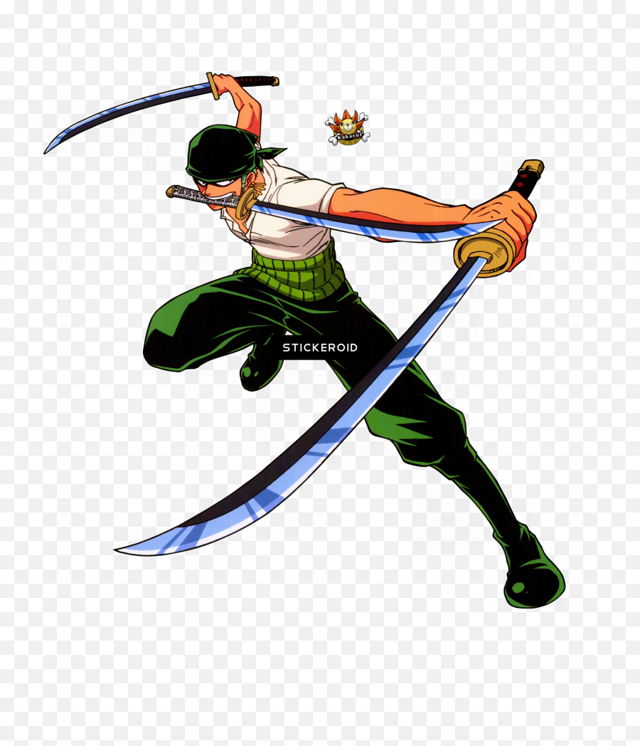 One Piece Roronoa Zoro Cosplay - One Piece Zoro Three Sword Style Png,One Piece Luffy Png