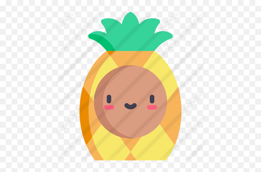 Pineapple - Free Food Icons Illustration Png,Pineapple Cartoon Png