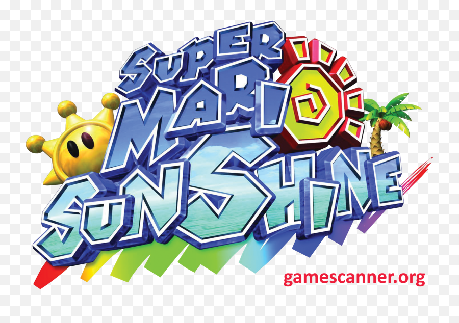 Photo 157 Of 186 Video Game Logos - Super Mario Sunshine Arcade 2 Png,Mario Logo Png