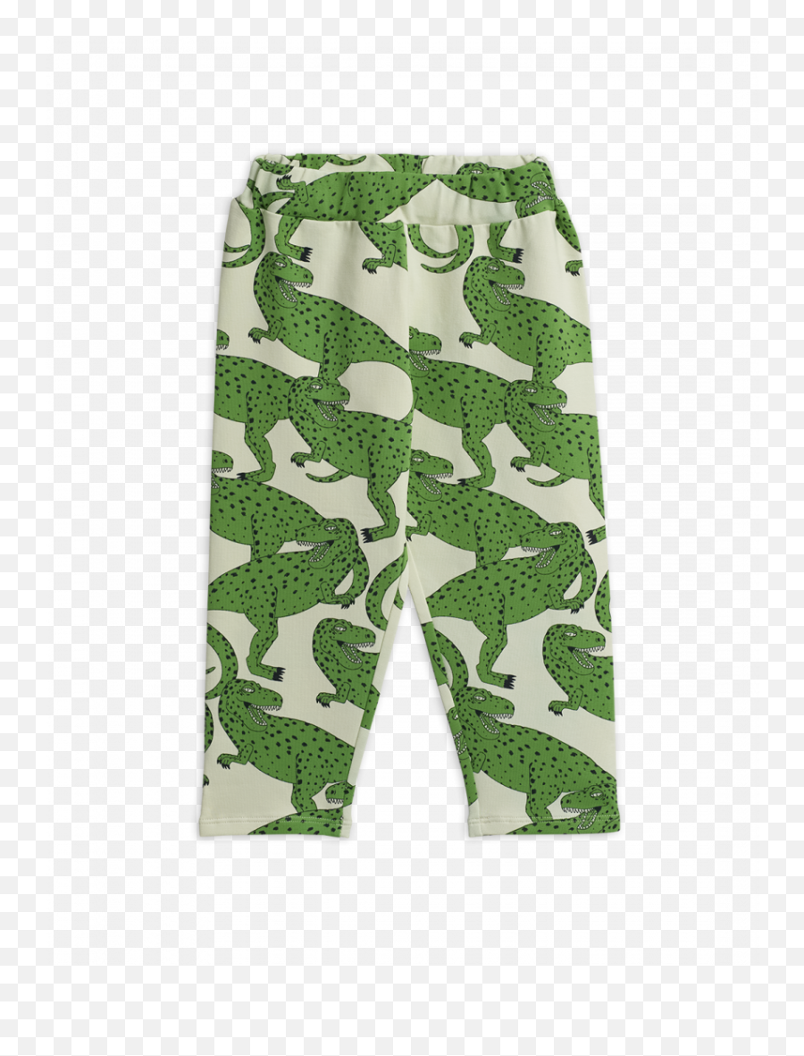 T Rex Sweatpants Green Ss19 By Mini Rodini - Pajamas Png,Sweatpants Png