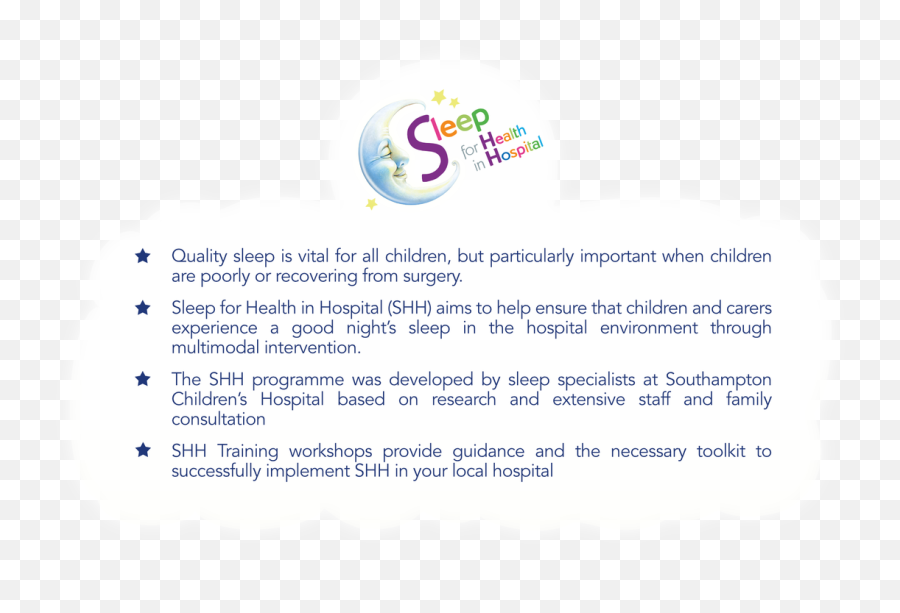 Sleep For Health In Hospital Programme - Screenshot Png,Shh Png