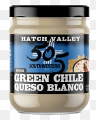 Hatch Valley Green Chile Blanco Queso Dip 15oz - 6 Pack Case Chocolate Spread Png,Queso Png