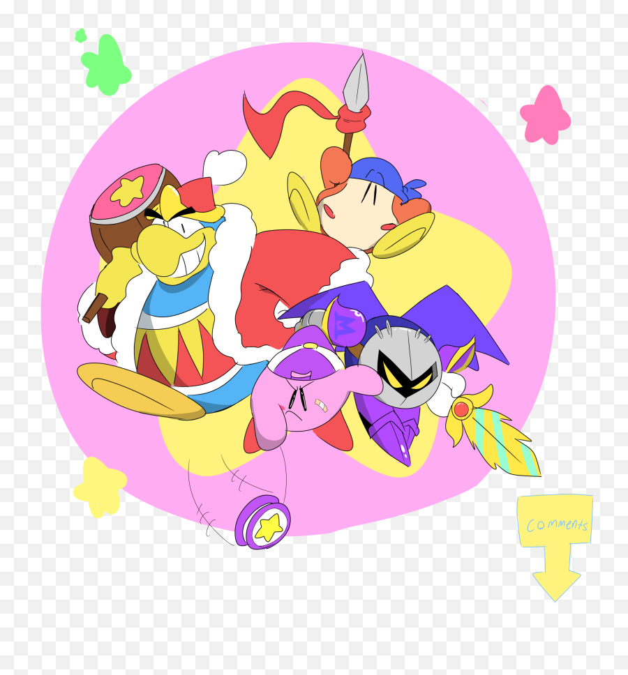 Image 62072 Artistdunkeyshspittle Gamekirbystarallies - Meta Knight Png,King Dedede Png