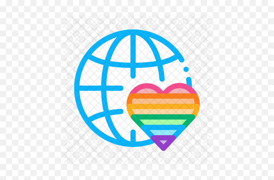 Lgbt Icon - Globe Icon Png,Lgbt Flag Png