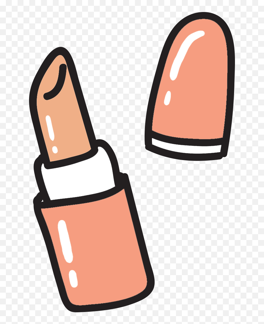 Make Up Lipstick Sticker By Giobi - Lipstick Clipart Full Make Up Gif Png,Lipstick Clipart Png