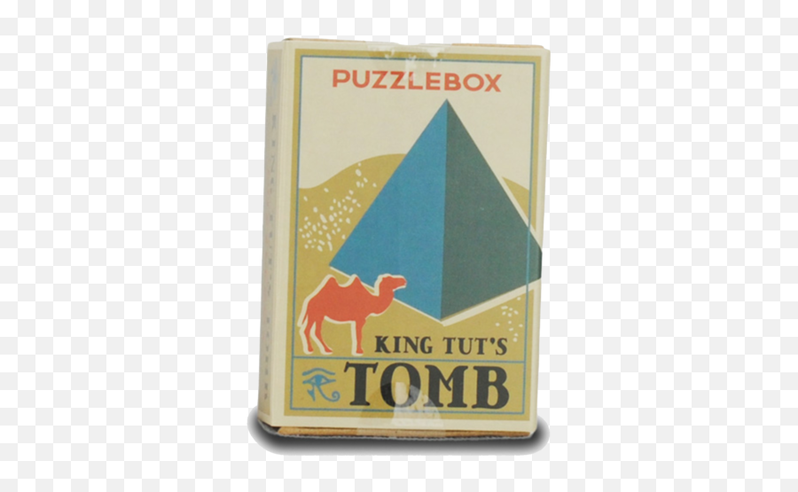 Vintage Puzzlebox Brainteaser Puzzle - King Tutu0027s Tomb Arabian Camel Png,King Tut Png