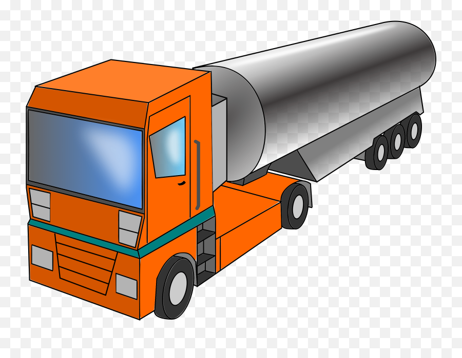 Milk Tank Truck Car Semi - Trailer Truck Oil Tanker Truck Clipart Oil Tanker Truck Png,Semi Truck Png