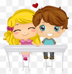 Clipart Png Child Transparent - Couple Cute