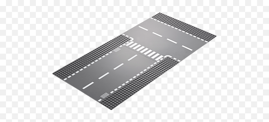 Lego 60236 City Straight And T - Junction Lego 60236 Png,Straight Road Png