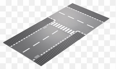 Lego 60236 City Straight And T - Junction Lego 60236 Png,Straight Road Png