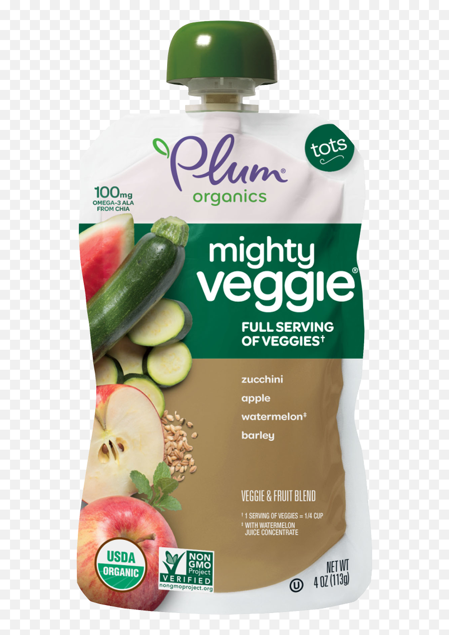Download Plum Organics Mighty Veggie - Plum Organics Png,Veggie Png