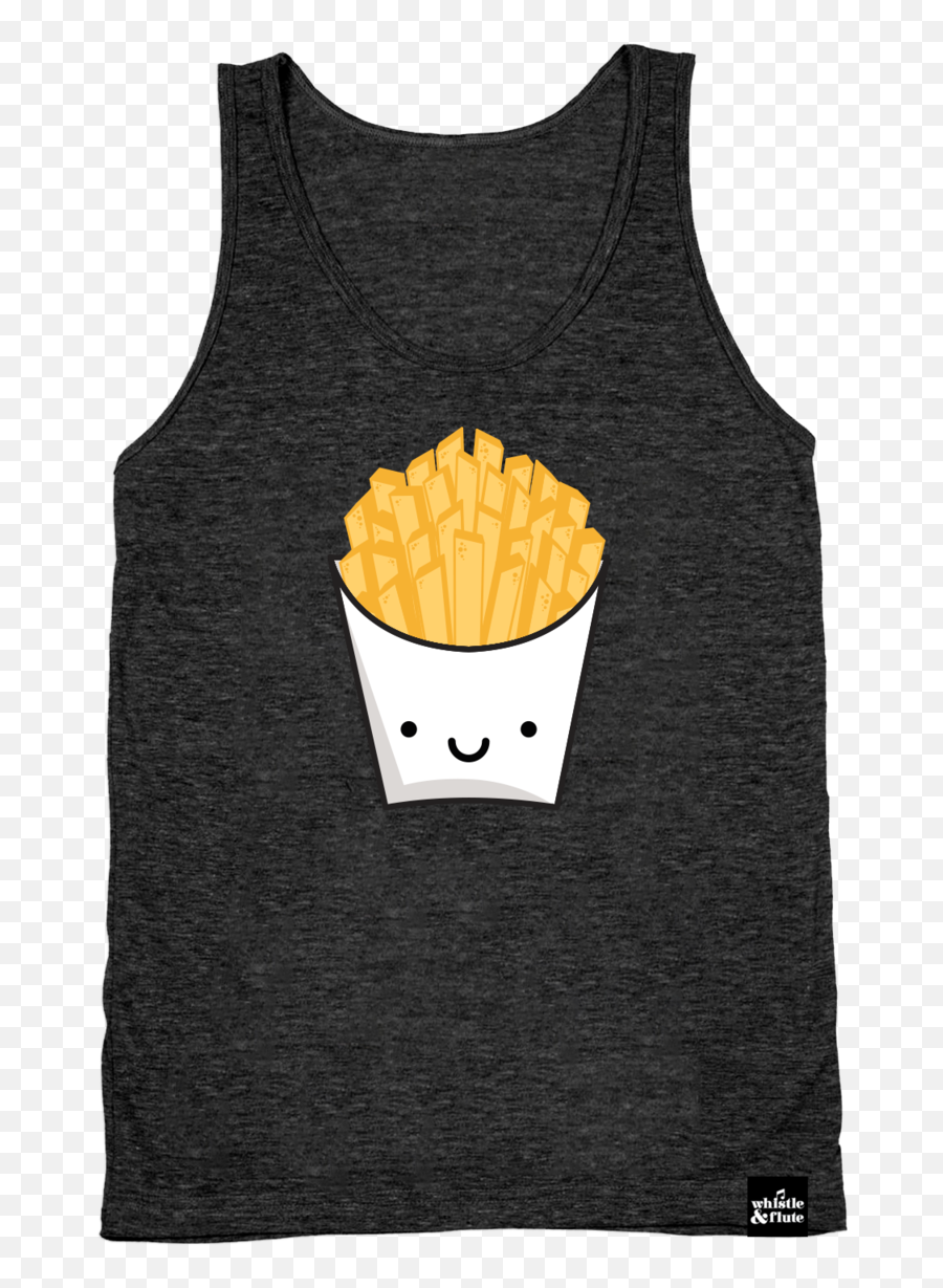 Kawaii French Fries Tank Top Adult Unisex - Sleeveless Shirt Png,French Fry Png