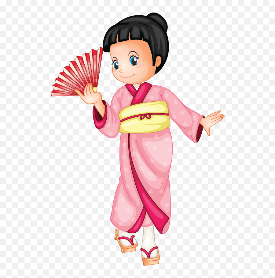 Japanese Girl Clipart Transparent Cartoon - Jingfm Cartoon Geisha Japan Flag Png,Girl Clipart Transparent