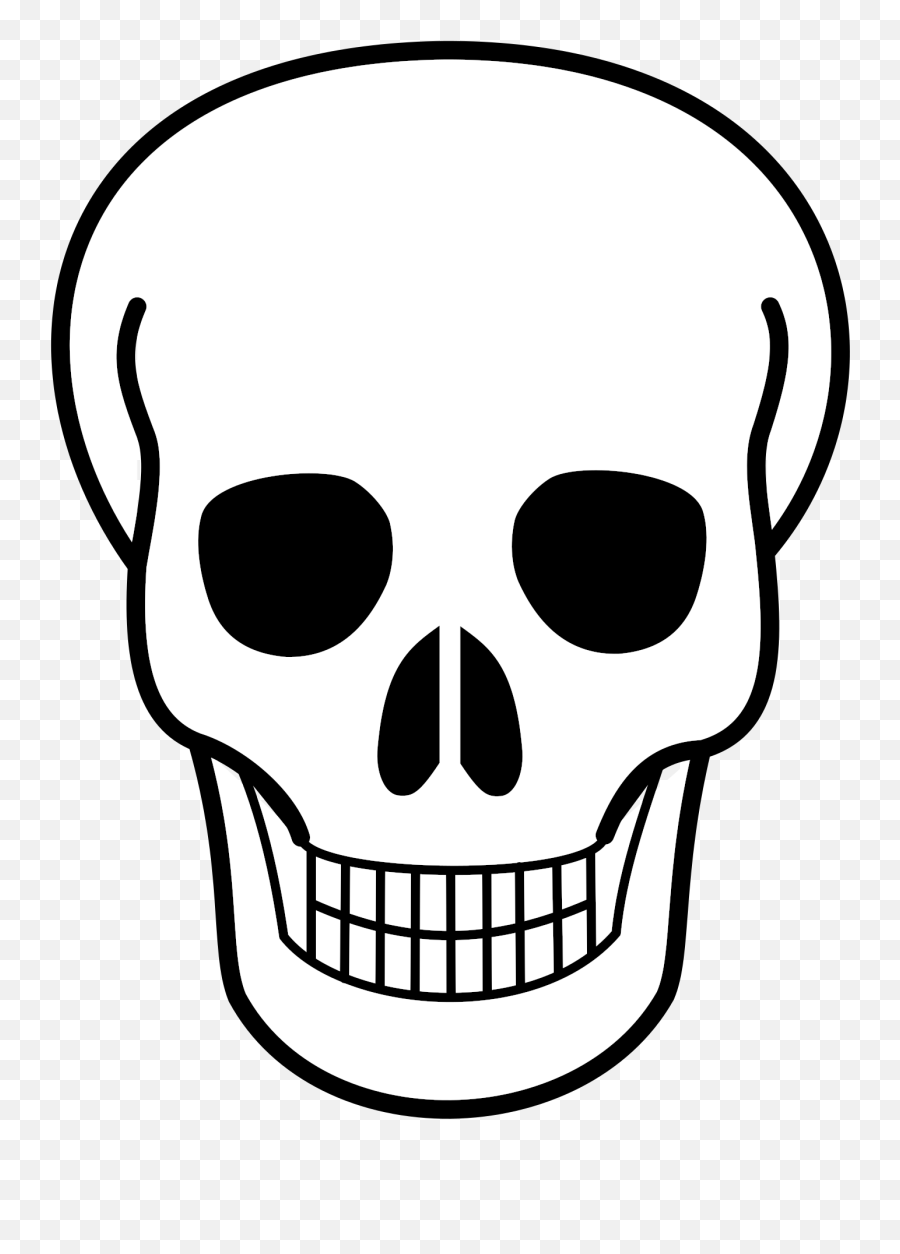Skull - Simple Drawing Of Skull Png,Skull Face Png