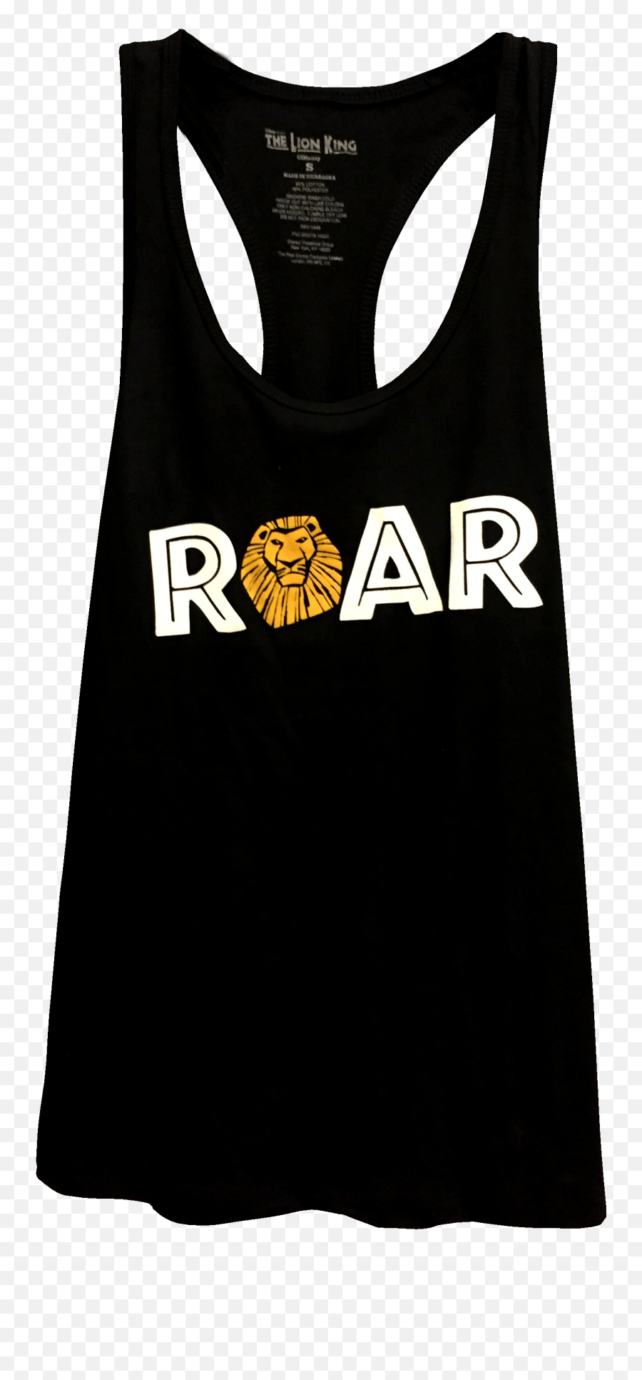 Lion King The Broadway Musical Roar Racerback Tank - The Lion King Roar Shirt Png,Lion Roar Png