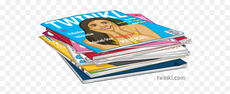 Stack Of Magazines Pile Books French Secondary Illustration - Stack Of Magazines Png,Stack Of Paper Png