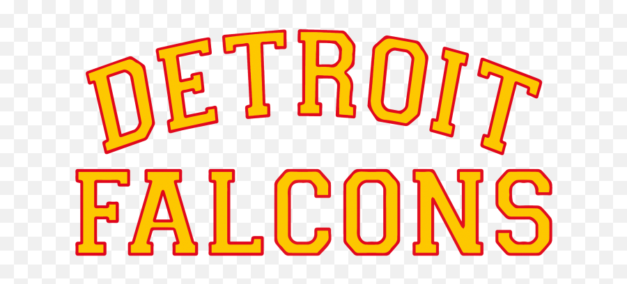 Detroit Red Wings Logo - Detroit Falcons Hockey Logo Png,Detroit Red Wings Logo Png