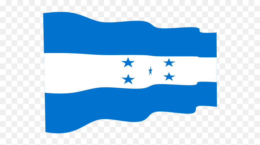 Waving Flag Of Honduras - Bandera De Honduras Ondulada Png,Honduras Flag Png