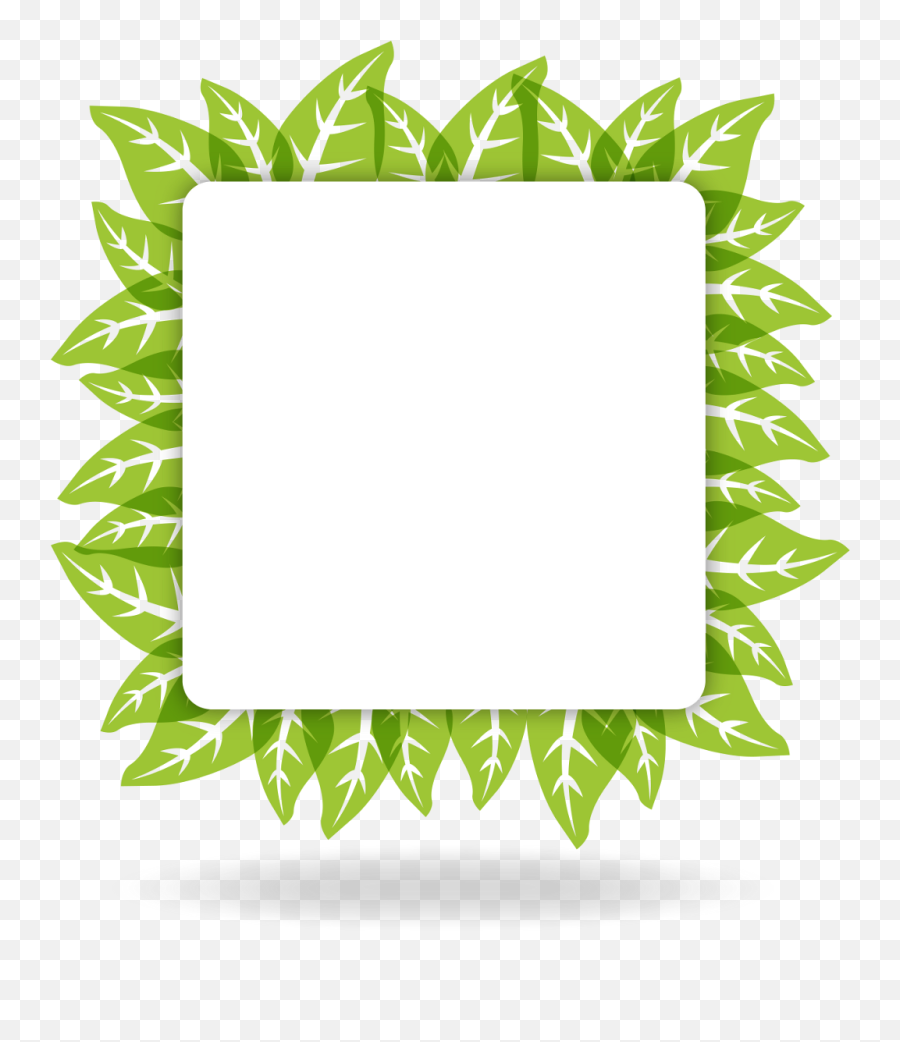 Clipart Leaves Eco Transparent Free For - Horizontal Png,Green Rectangle Png