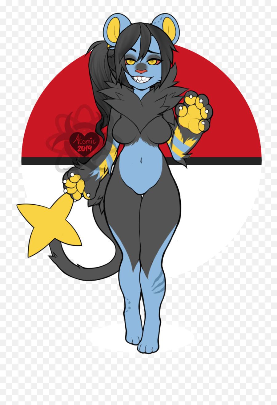 Luxray Gjinka Adoptable Auction Closed By Atomicxombie - Supernatural Creature Png,Luxray Png