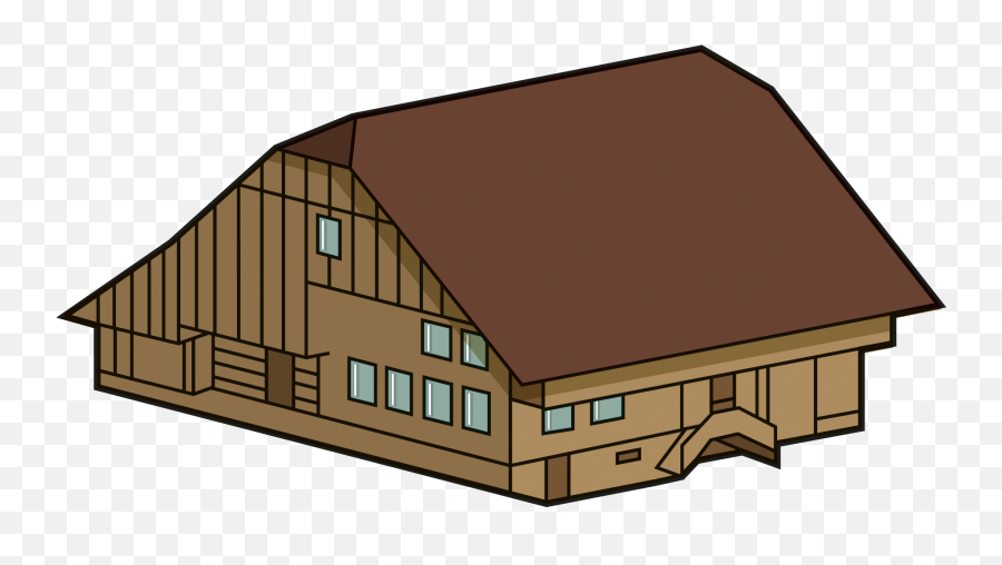 Hut Clipart Farmhouse - Horizontal Png,Farmhouse Png