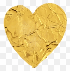Clipart Of Gold Heart Icon Free Image - Solid png