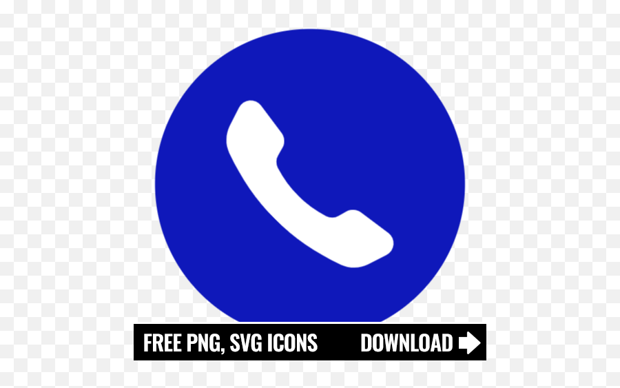 Free Phone Icon Symbol - Dot Png,Blue Phone Icon