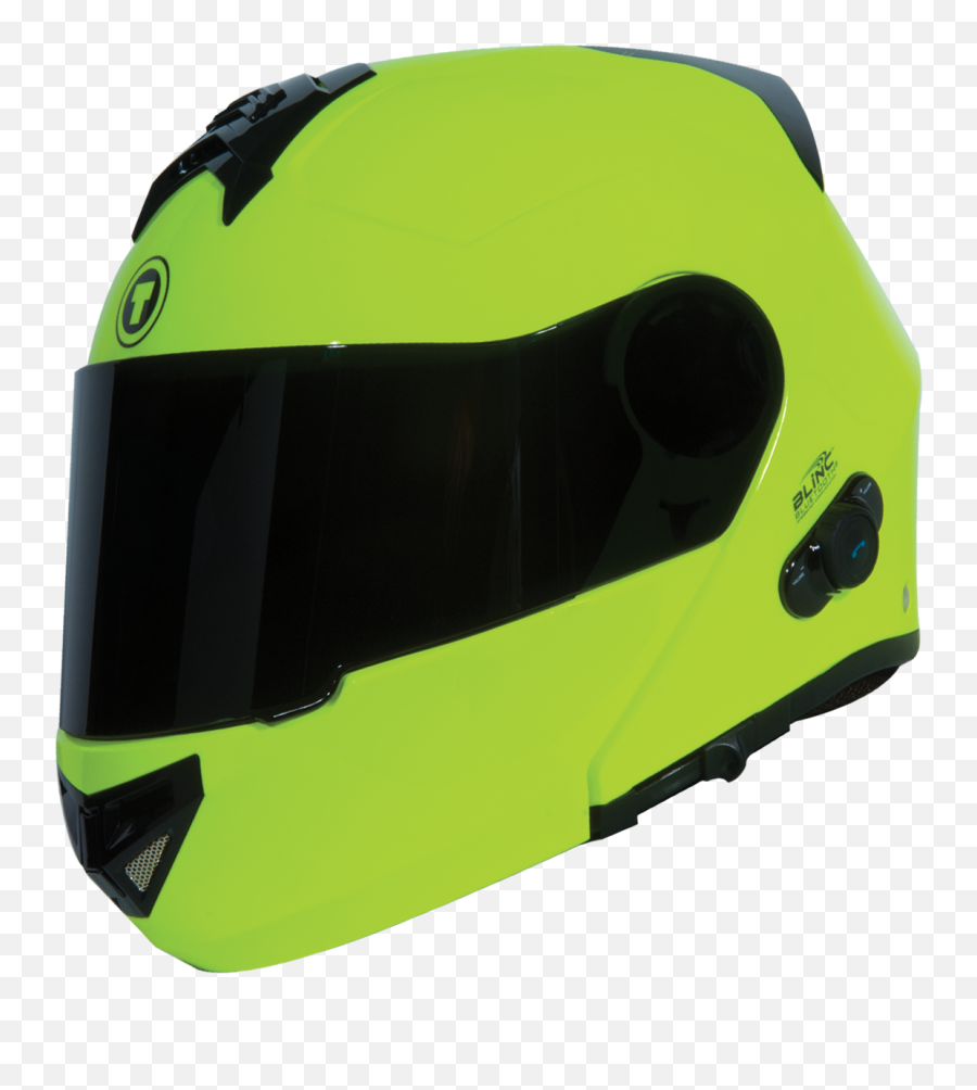 Torc Avenger T27 Hiviz Greenyellow Bluetooth Modular Motorcycle Helmet - Xl Motorcycle Helmet Png,Icon Airmada Communication System