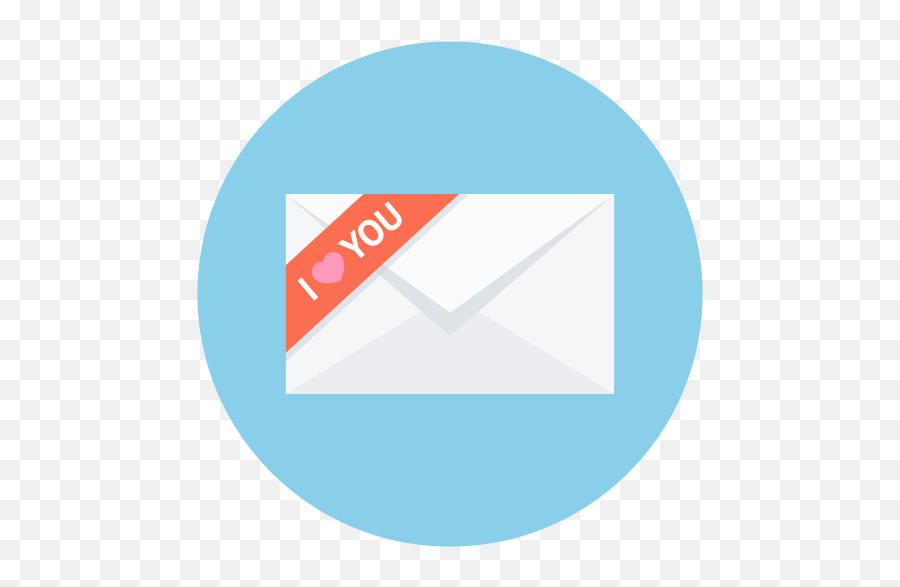 Love Letter You Valentines Day Free Icon Of - Vertical Png,I Love You Icon