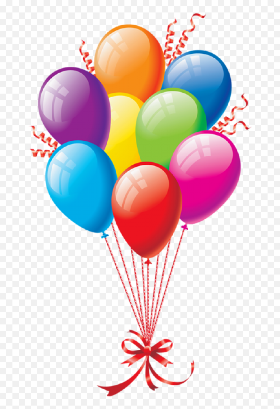 Birthday Balloons Clipart - Birthday Balloons Png,Balloons Transparent
