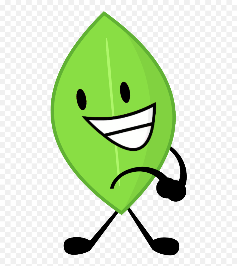 Bfb Intro Poses Bfdi Asset Png Image - Bfb Leafy Intro Pose,Bfdi Icon