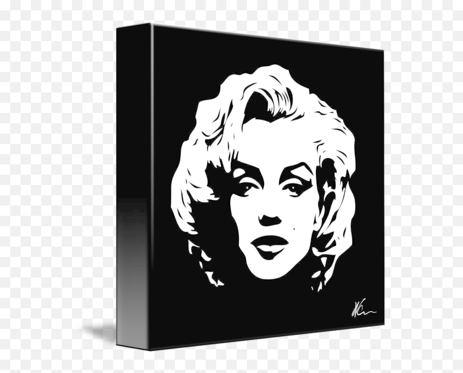 Marilyn Monroe - Pop Art Marilyn Monroe Black And White Art Png,Marilyn Monroe Icon