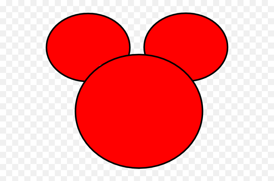 Library Of Mickey Mouse Head With Crown - Mickey Mouse Head Red Png,Mickey Mouse Ears Png