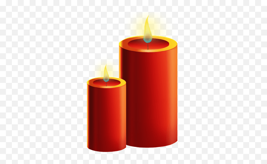 Christmas Candle Png Image - Cylinder Candles Transparent Background,Christmas Candle Png