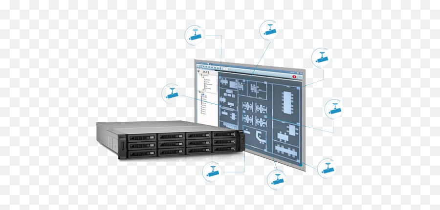 Surveillance U0026 Security Products From Qnap Systems - Vertical Png,Qnap Icon