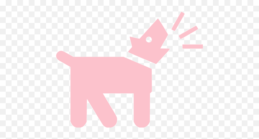 Pink Barking Dog Icon - Free Pink Barking Dog Icons Dog Bark Icon Png,Free Dog Icon