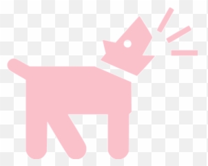 Pink Barking Dog Icon - Free pink icons Dog Bark Icon Png